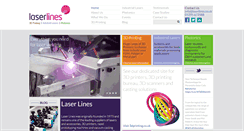 Desktop Screenshot of laserlines.co.uk