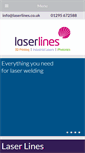Mobile Screenshot of laserlines.co.uk